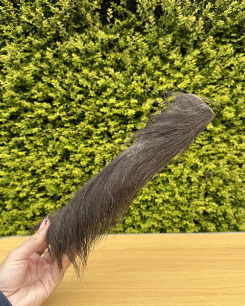 Jumbo Roll — Natural Hairy Buffalo Skin Chew