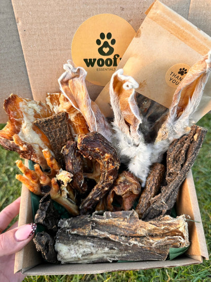 Essentials Box | Natural Air-Dried Dog Treat Selection (30 Pieces) *NEW*