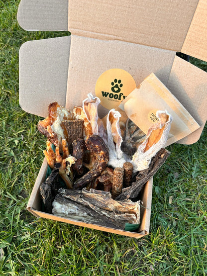 Essentials Box | Natural Air-Dried Dog Treat Selection (30 Pieces) *NEW*